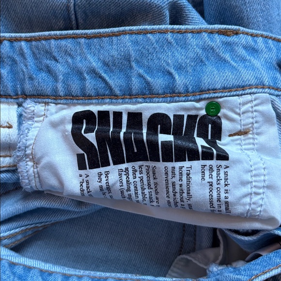 Mother Snacks High Waist Double Stack Ankle Jeans Straight Leg Women’s Size 27 - Picture 5 of 11